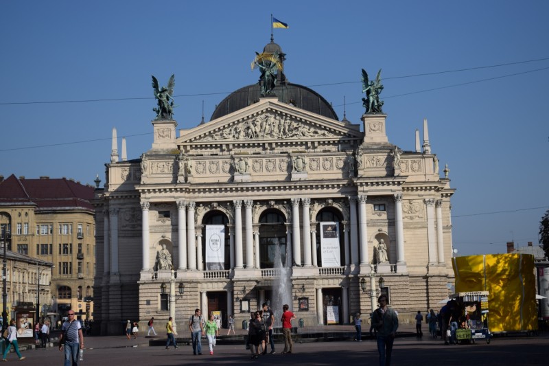 Lviv jelképe az Operaház
